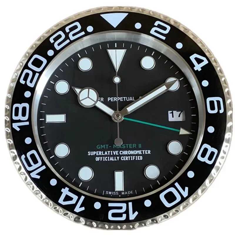 Home Decoration Wall Clock Modern Design High Quality New Stainless Steel Luminous Surface Calendar FT-MM003 W250107