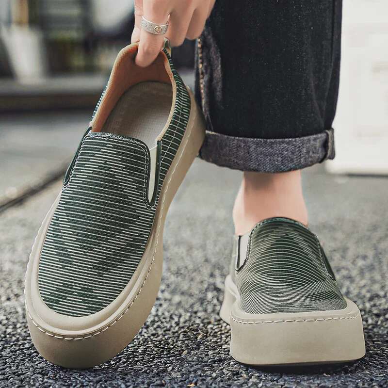 Ddmyoutdoor China Domestic Slip On Men S Canvas Casual Sneakers Autumn Fashion Comfortable Breathable Skateboard Shoe Anti Man Vulcanization Shoes