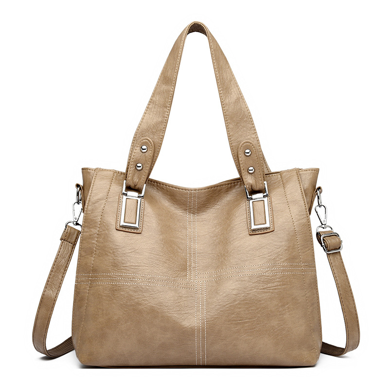 Designer shoes 2025 new free shipping designer Single Vintage solid color casual shoulder minimalist and versatile tote bag for woman black blue