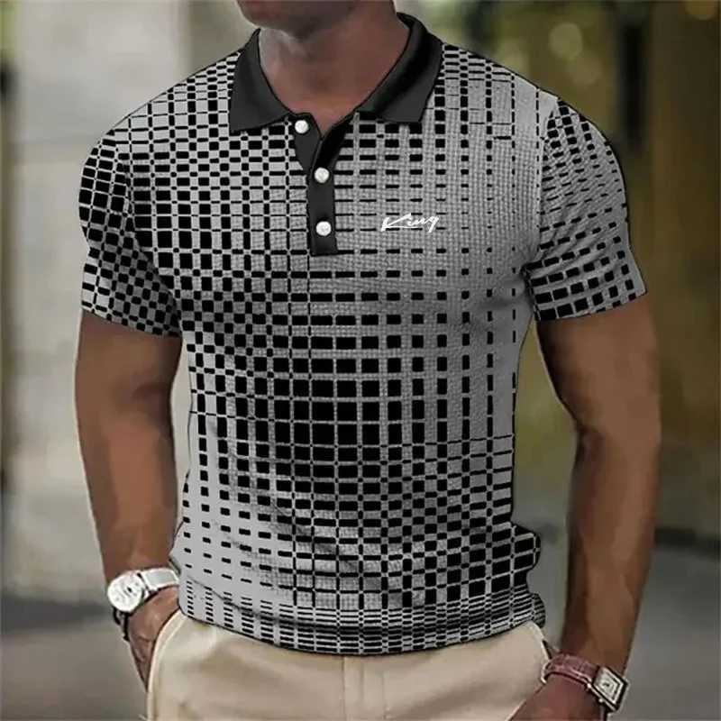 Polyester Mens Polo Shirts Casual Solid Color Short Sleeve Polo Shirts for Men New Summer Desinger Clothing Mens Polo ShirtXJ250108