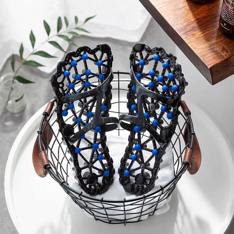 New Arrival Massage slider for womens healthy feet treatment anti slip summer sandals bathroom quick drying feet matching family health sandals T25010