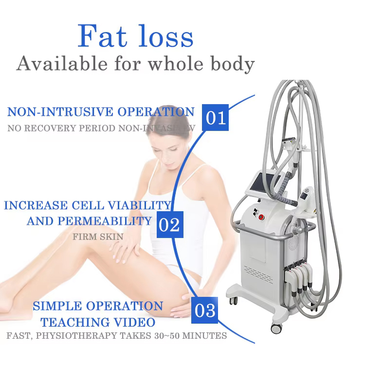 New New Selling Vacuum Rolling RF Skin Rejuvenation Wrinkle Removal Cavitation Lipolysis Fat Blasting For Loss Weight Slimming 4 In 1 Vela Body Massag