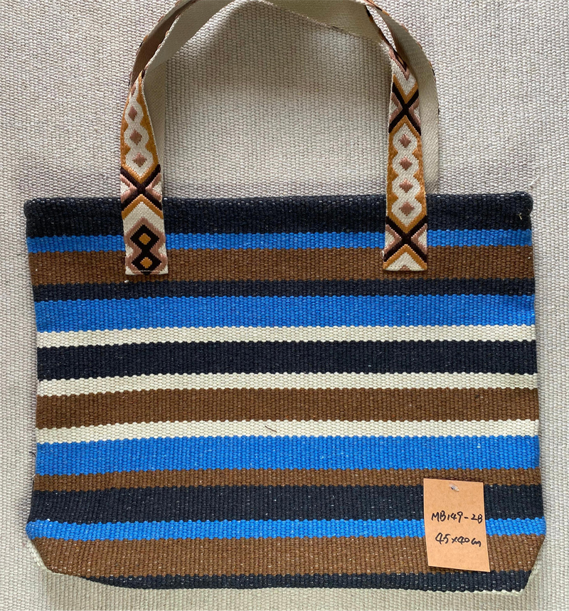 Handwoven Old Linen Crossbody Bag for Everyday Use
