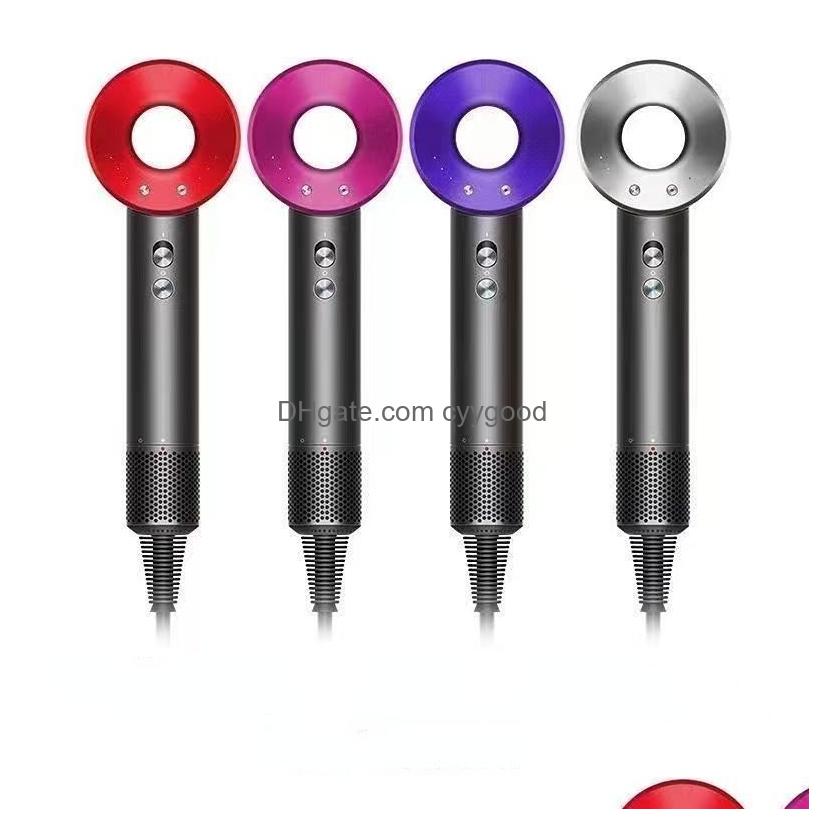Hair Dryers High Quality Designer Fashion Salon Anion Mutehairdryer Care Electric Drier Quick-Dry Safety Egative Ionic Profession Blow Otqd2