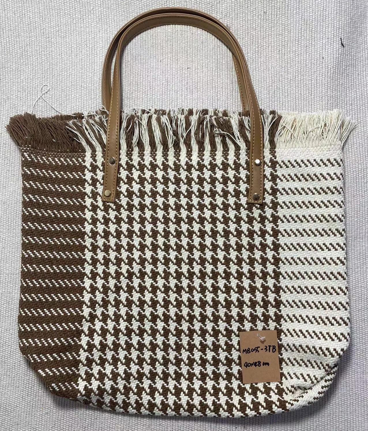 Eco-Friendly Handwoven Linen Cross Body Satchel