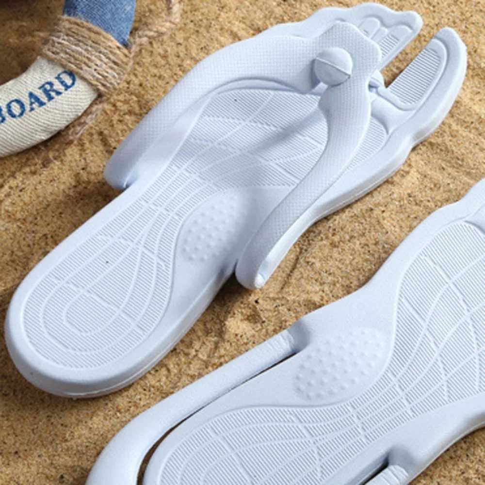 New Arrival Sandy Beach Travel Home Non slip Summer Shoes Folding Sandals Bathroom Slippers Detachable T250108