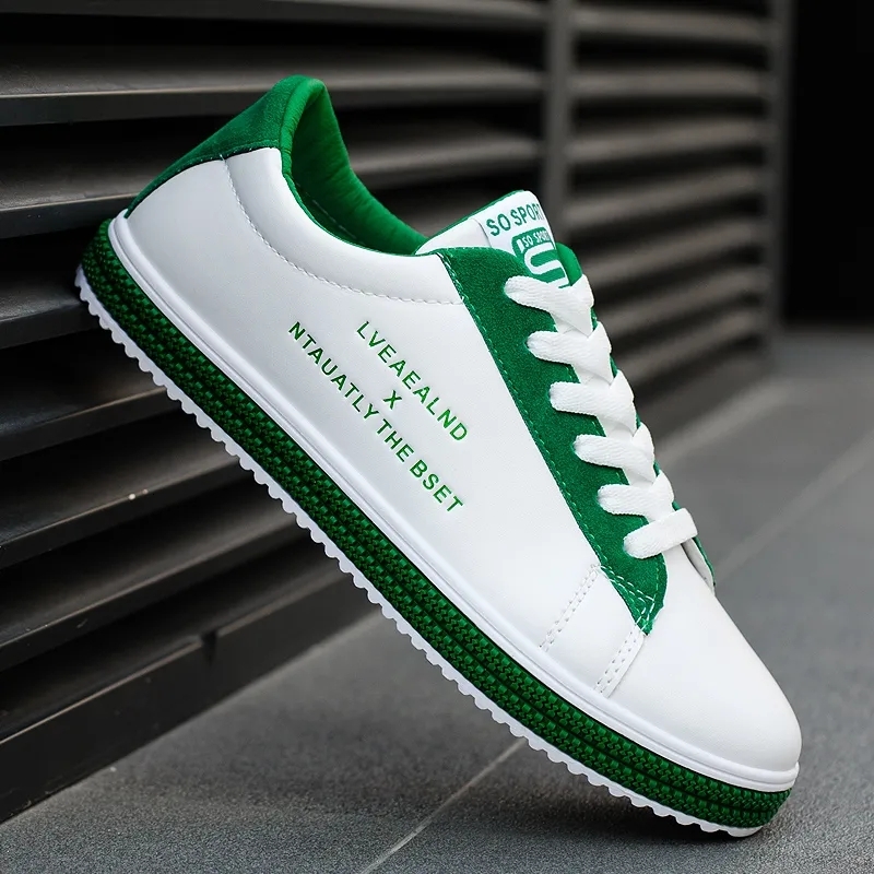 Fashion Mens Leather Waterproof Man Running White Black Boys Casual Shoes Lace up Male Sneakers Tenis Masculino ddmythur
