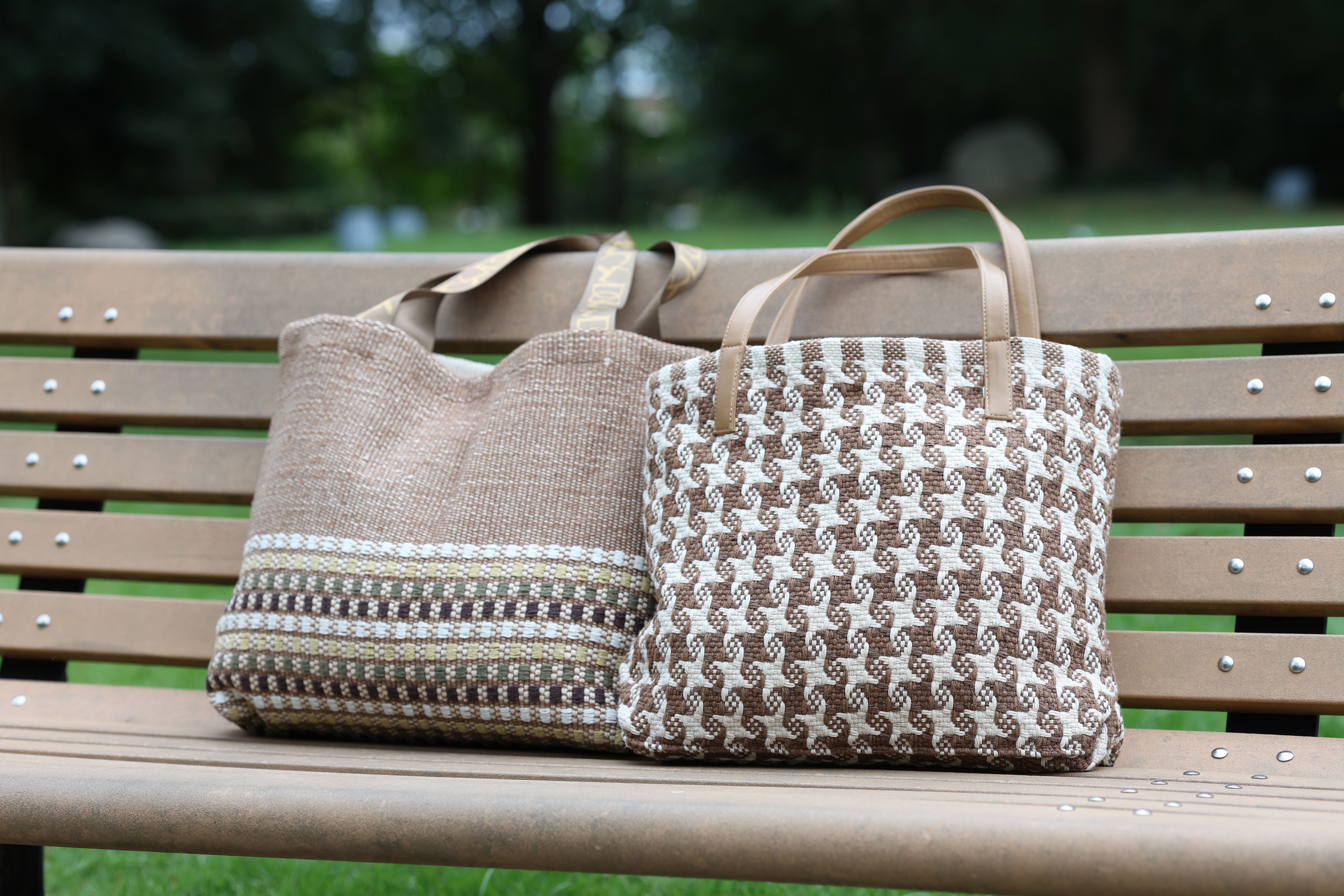 Vintage Style Handmade Linen Shoulder Pouch