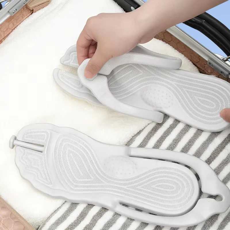 New Arrival Womens folding slider mens business travel portable slider flip lightweight indoor sandals beach outdoor shoes T250108
