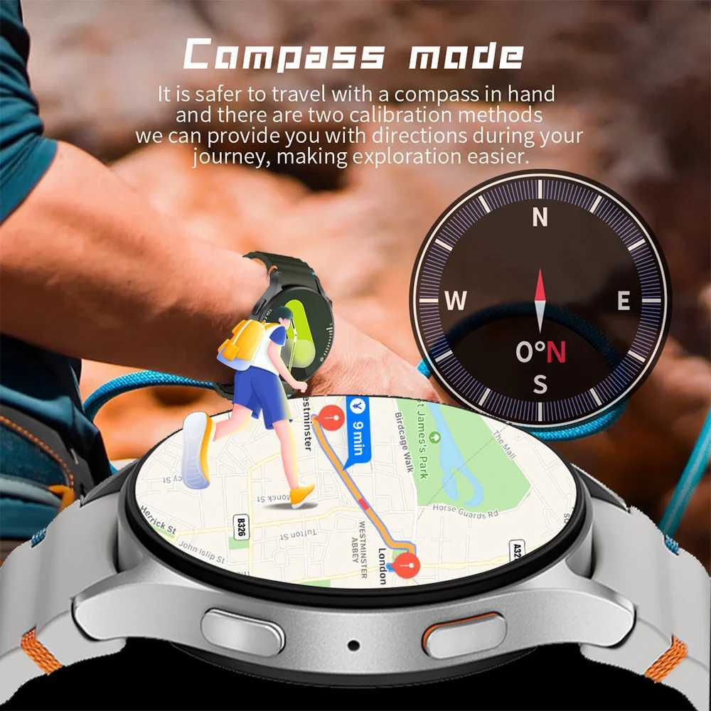 2025 For Galaxy Watch7 Classic Smartwatch Men Gps Sports Fitness Womens Health Waterproof Smart Watch With Buds 3 Pro XJ250705