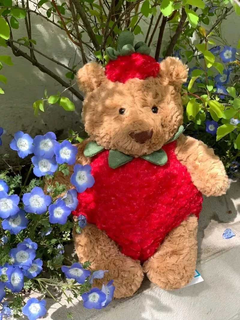 jellys Cat Spot Barcelona Bathrobe Bear Eggplant Strawberry Doll Cute Soothing Companion ChildrenS Festival Gift