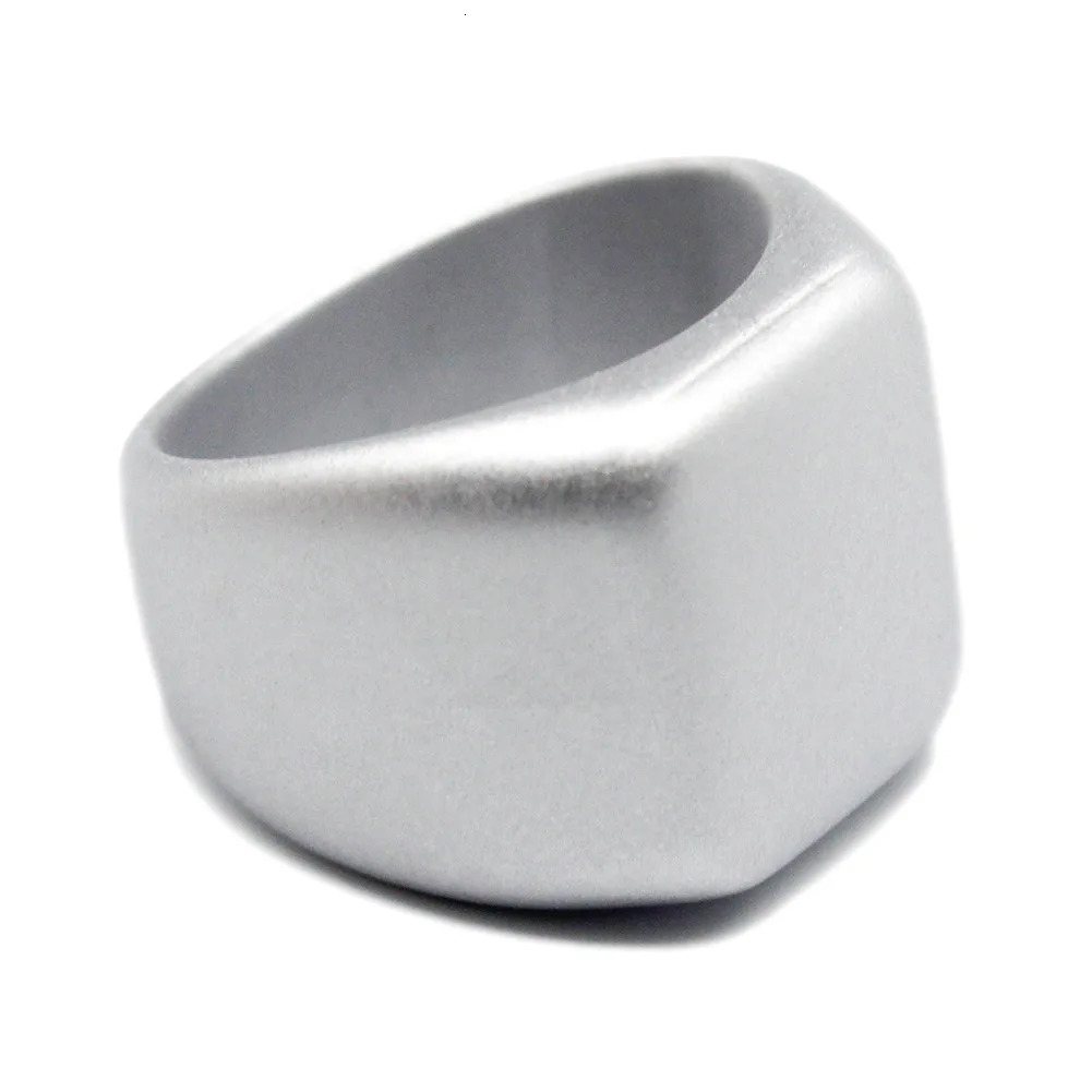 Male Punk Silicone Finger Ring for Men Hip Hop Party Male Wedding Biker Sport Ring Jewelry Signet Square Rubber Ring Size 13 14 250107