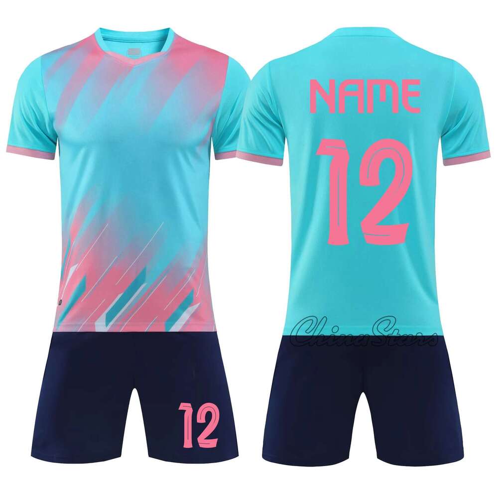 2025 Men Child Football Jerseys Sweatshirt Training Suit Uniform Soccer Sportswear Shirt Sets Tracksuit For Athletes
