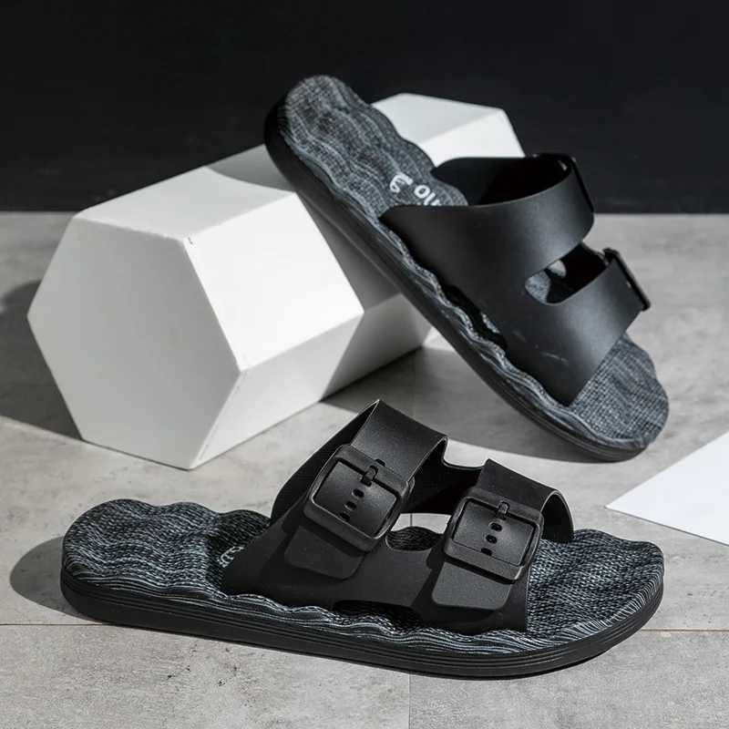 New Arrival Fashionable classic mens slippers anti slip home mens outdoor sandals soft and comfortable waterproof shoes mens breathable slippers T2501