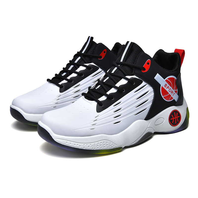 Basketball sports shoes men spring and autumn new shoes Korean version of the trend running shoes casual breathable comfortable basketball shoes men
