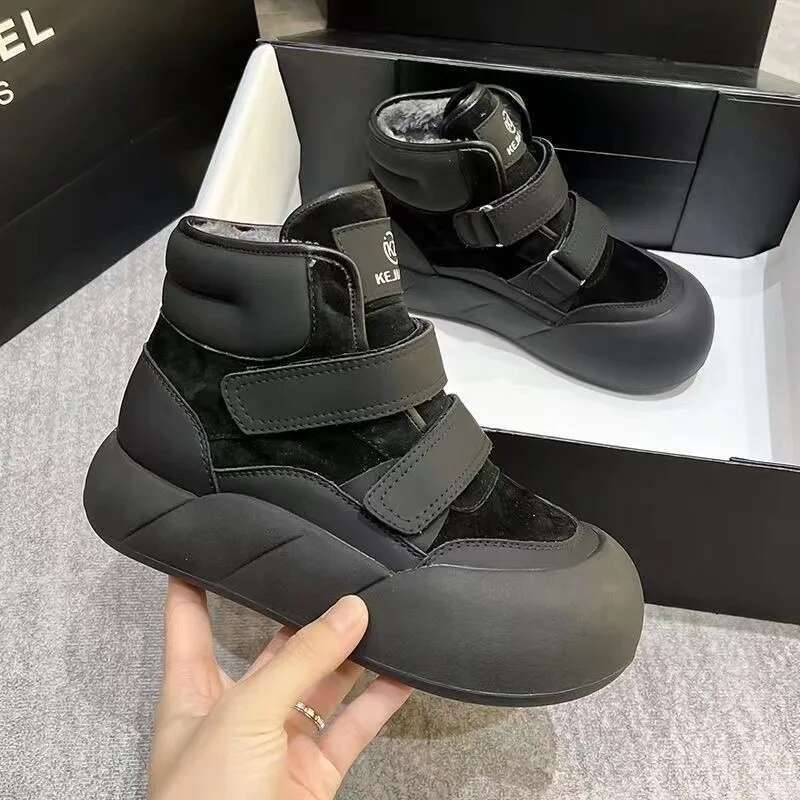 2024 NEW Women's Platform Autu mn Ne w Outdoor Casual Solid Design Sneakers Soft Comfortable Wal ki ng Sport Shoes