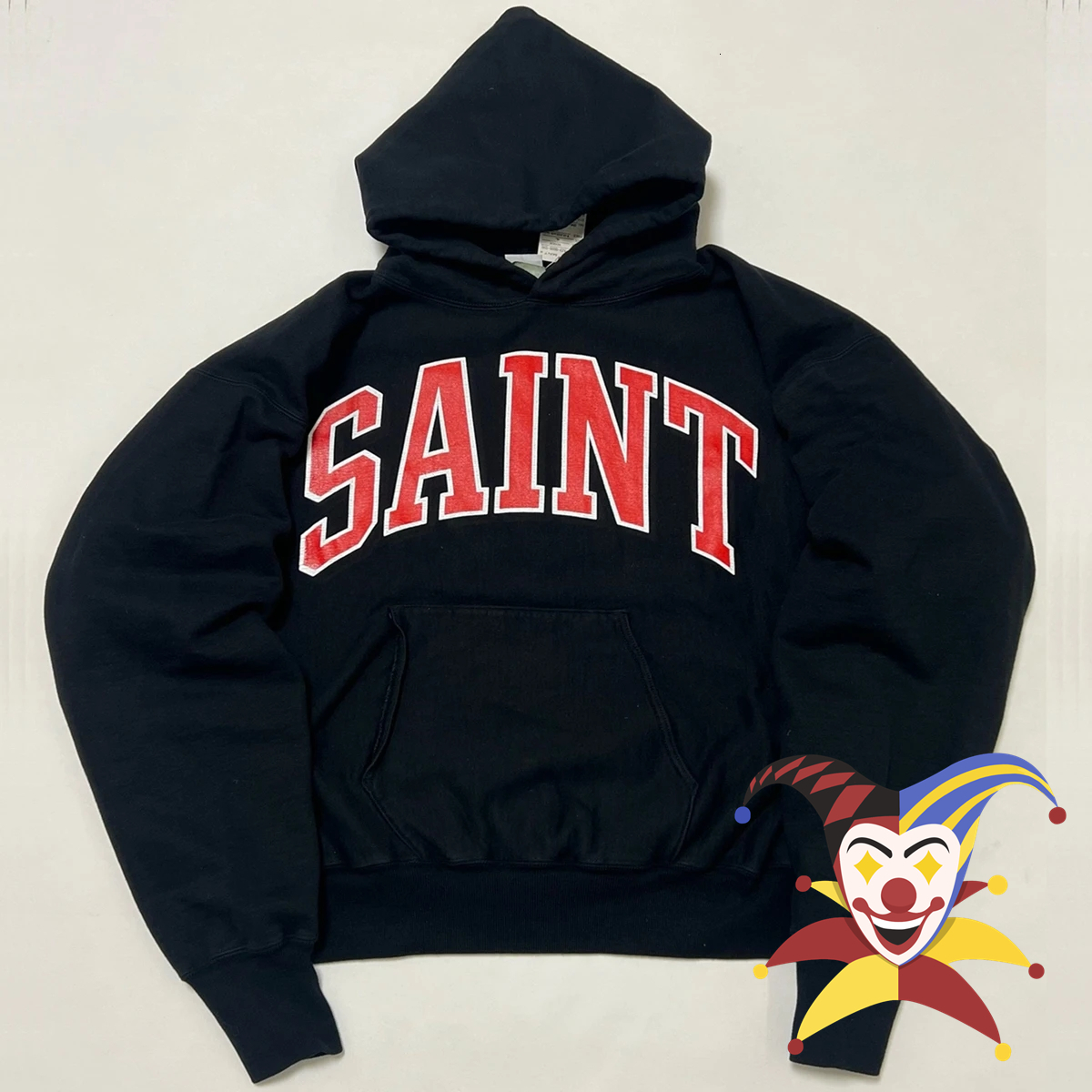 ARCH SAINT HOODIE Men Women 1:1 Best Quality Vintage Cracked Retro Print Oversize Pullovers