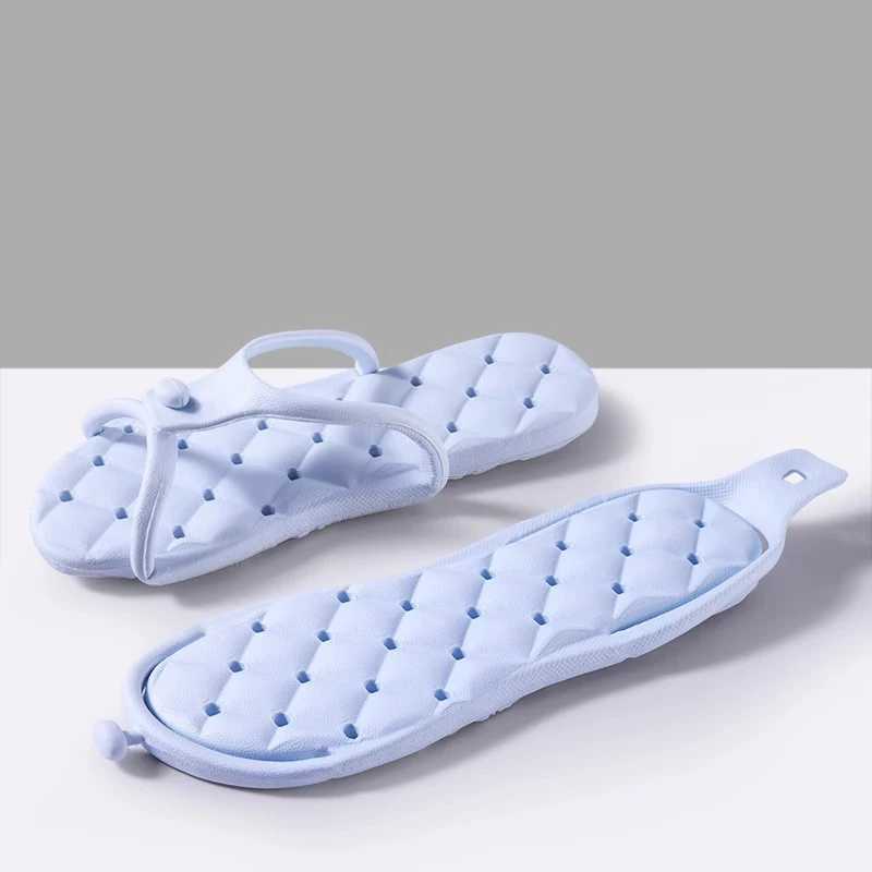 New Arrival Travel slide anti slip flat bottomed summer folding sandals portable household lightweight slippers beach womens shower shoes T250108
