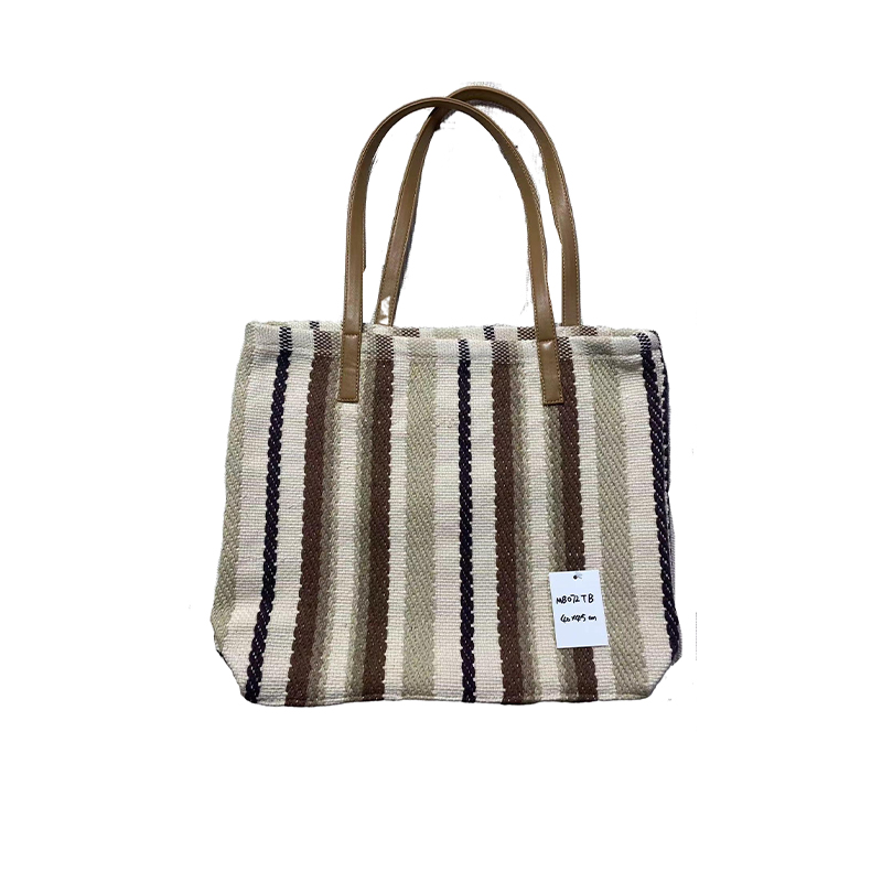 Vintage Handmade Linen Shoulder Bag for Everyday Use