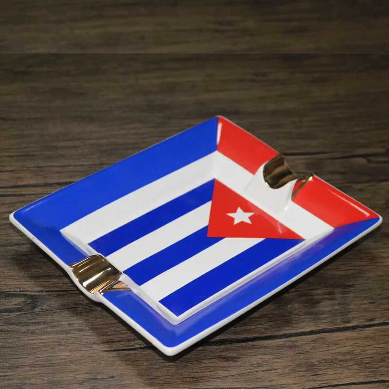 Cuban cigars Ashtray European style home living room high-end luxury personality KTV cigars Ashtray household trend X250108