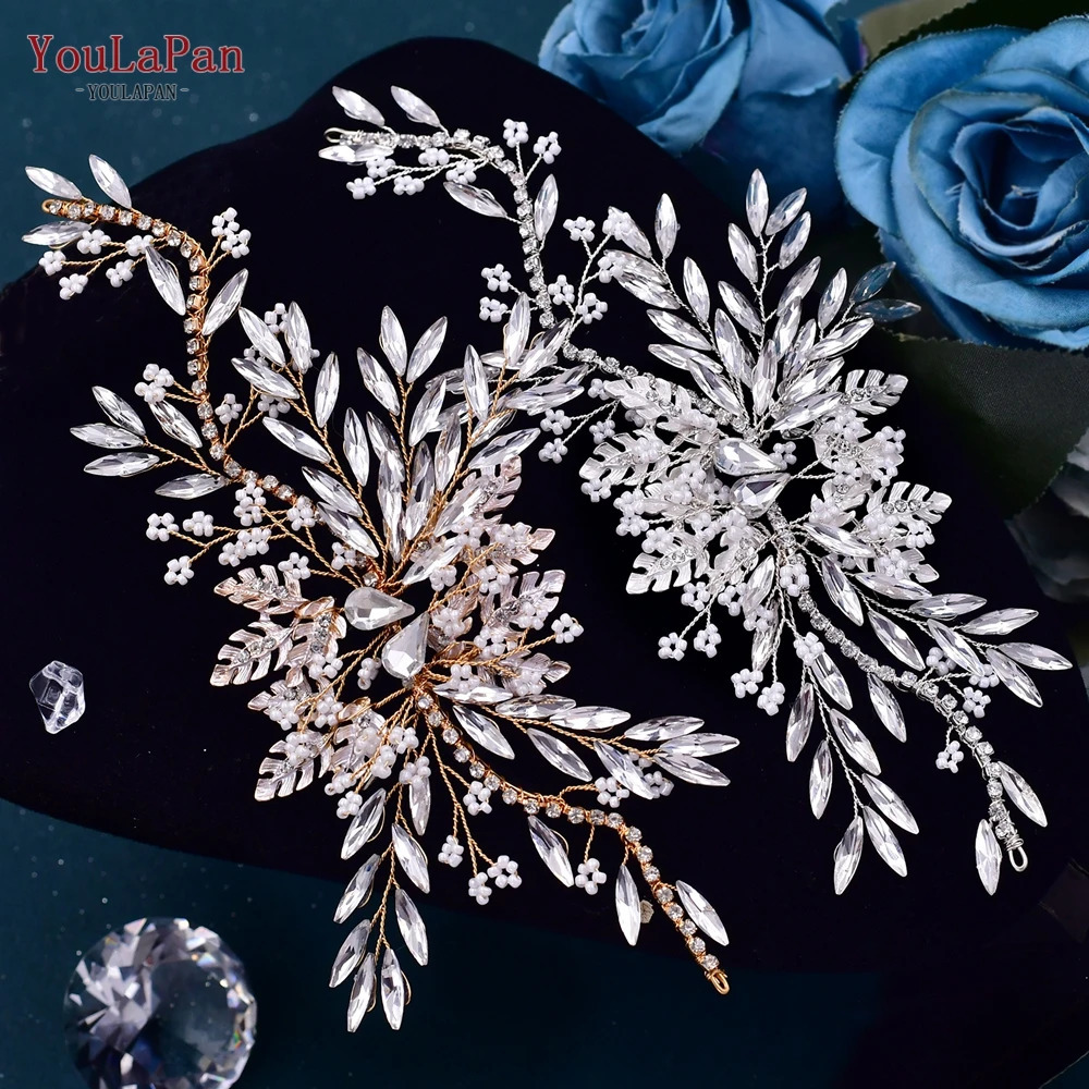 YouLaPan HP277 Bride Wedding Hair Accessories Rhinestone Headband Bridal Headpiece Hair Ornament for Women Hair Jewelry Headwear 250107