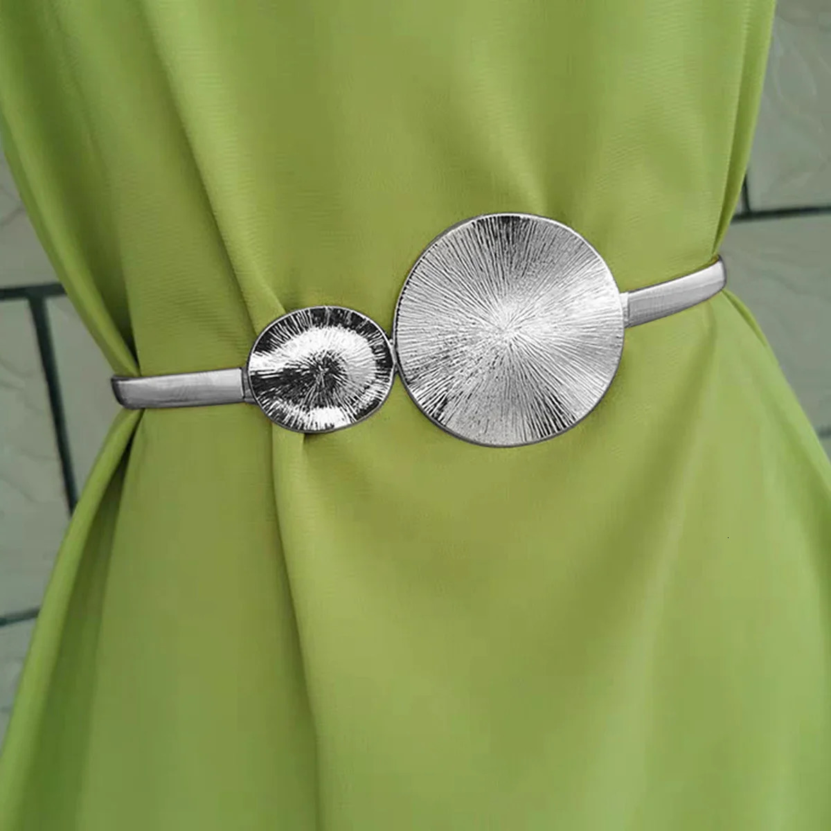 Fashion Gold Chain Belt Female Waist Elastic Dress Waistband Ladies Silver Metal Belts For Women Y2k Accessory 250107