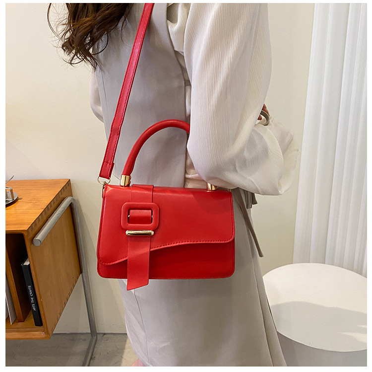 New Fashion Designer Crossbody Bag For Women Single Shoulder Outdoor Casual Handbag Solid Color Square Bag