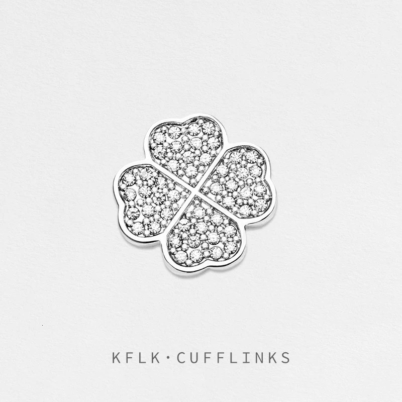 KFLK Fashion Clover Brooch Pins Exquisite Brooches For Women Mens Costumes Badge Brooch Jewelry Wholesale 241230