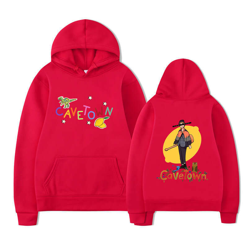 Autumn and winter CAVETOWN print trend loose hoodie hip-hop high street versatile hooded jacket casual