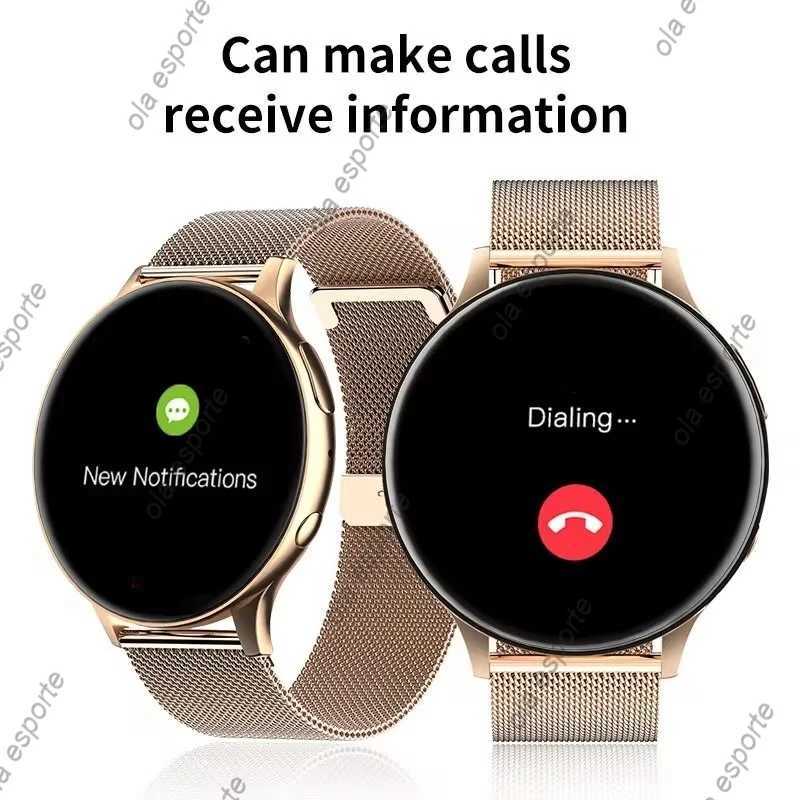 2024New Galaxy Smartwatch 6 Mens Full Touch Blood Pressure Blood Oxygen etooth Call Smart Watch Men Women ForXJ250108