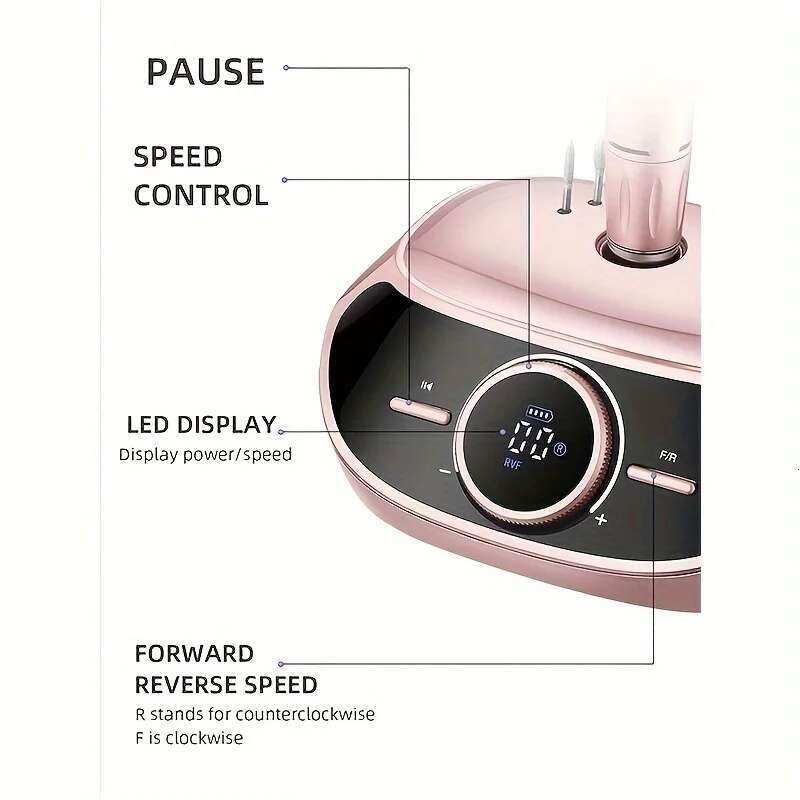 Professional 35000 RPM Drill for Pedicure Tools Nail Art Salon Manicure hine