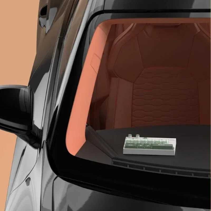 Interior Decorations Temporary parking exercise board parking number sign keyboard shape permit car styling accessories tool H250108
