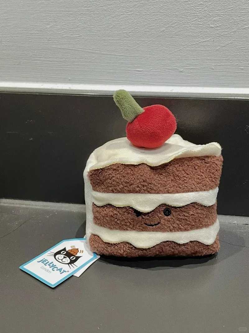 New Stock jellys Cat French Cream Cake Strawberry Soft And Cute Plush Toy To Play With Give As A Holiday Birthday Gift Friend