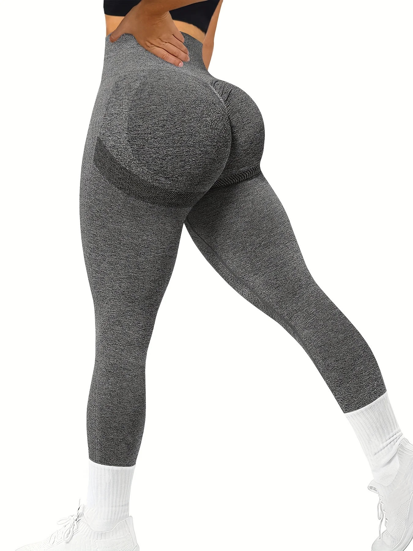 Seamless Butt Lifting Workout Leggings for Women High Waist Yoga Pants Compression Contour Tights 241231