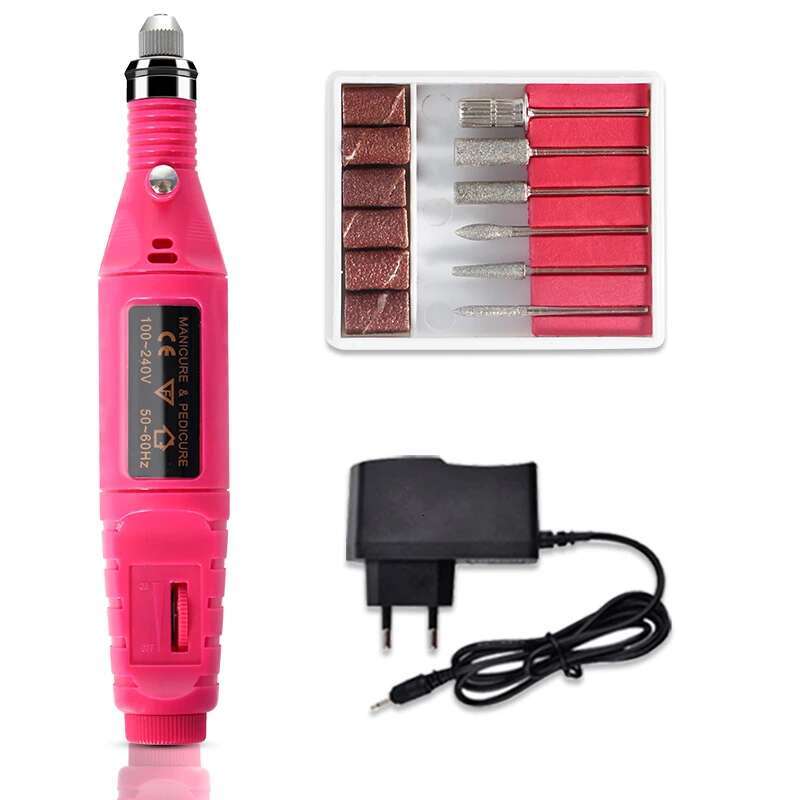 With UV Lamp Electric Drill hine Soak OFF Kit Base&Top Coat Gel Polish Nail Tool Set