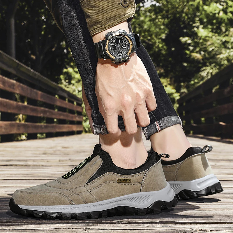 Outdoor Camping, Light Running, Jogging, Leisure Mountaineering, Mens Anti Slip Hiking Shoes, Large Size 39-49 ddmythur