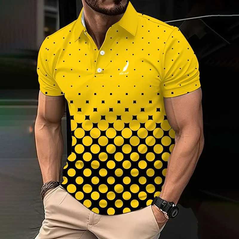 Business Casual Mens Polo Shirt Golf Polo Short Sleeve Holiday Daily Wear Spring Summer Collar Micro-elastic PolyesterXJ250108