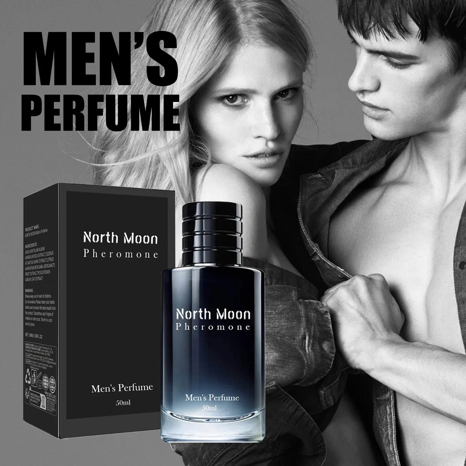50ml Men Perfume Spray Gift Lasting Fragrance Cologne Scent Attracting Women Fresh Natural Charming Pheromone Flirting Perfume 250107