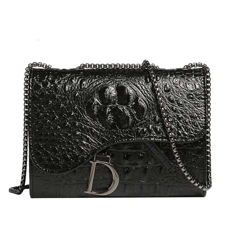 2024 Women's Chain Crossbody Shoulder Ladies Leather Summer New Women PU Bag Female Small Square Clutch Bags Handbags