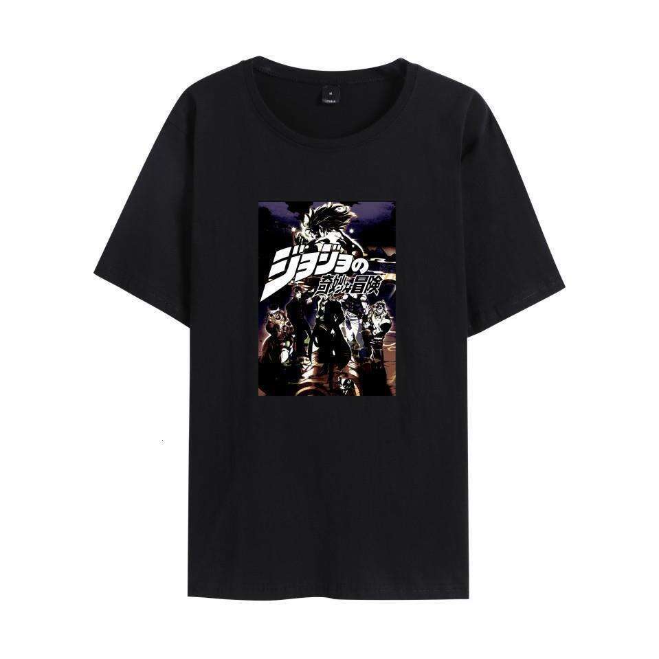 New Top JOJO's Bizarre Adventure Series Anime Men and Women Summer Short sleeved T-shirt