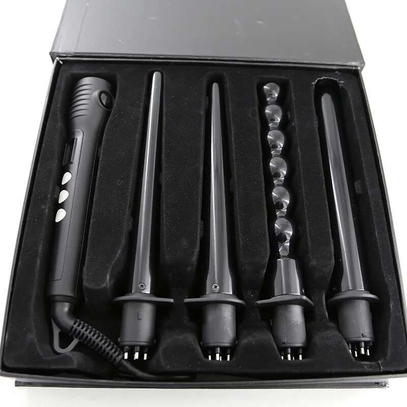 4 in 1 Styler Curlers Rollers Curg Iron LCD Ceramic Tourmae Hair Curler Multi-function Styg Tools