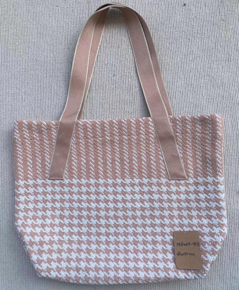 Hand-woven Linen Crossbody Bag - Vintage Style with Sturdy Fabric