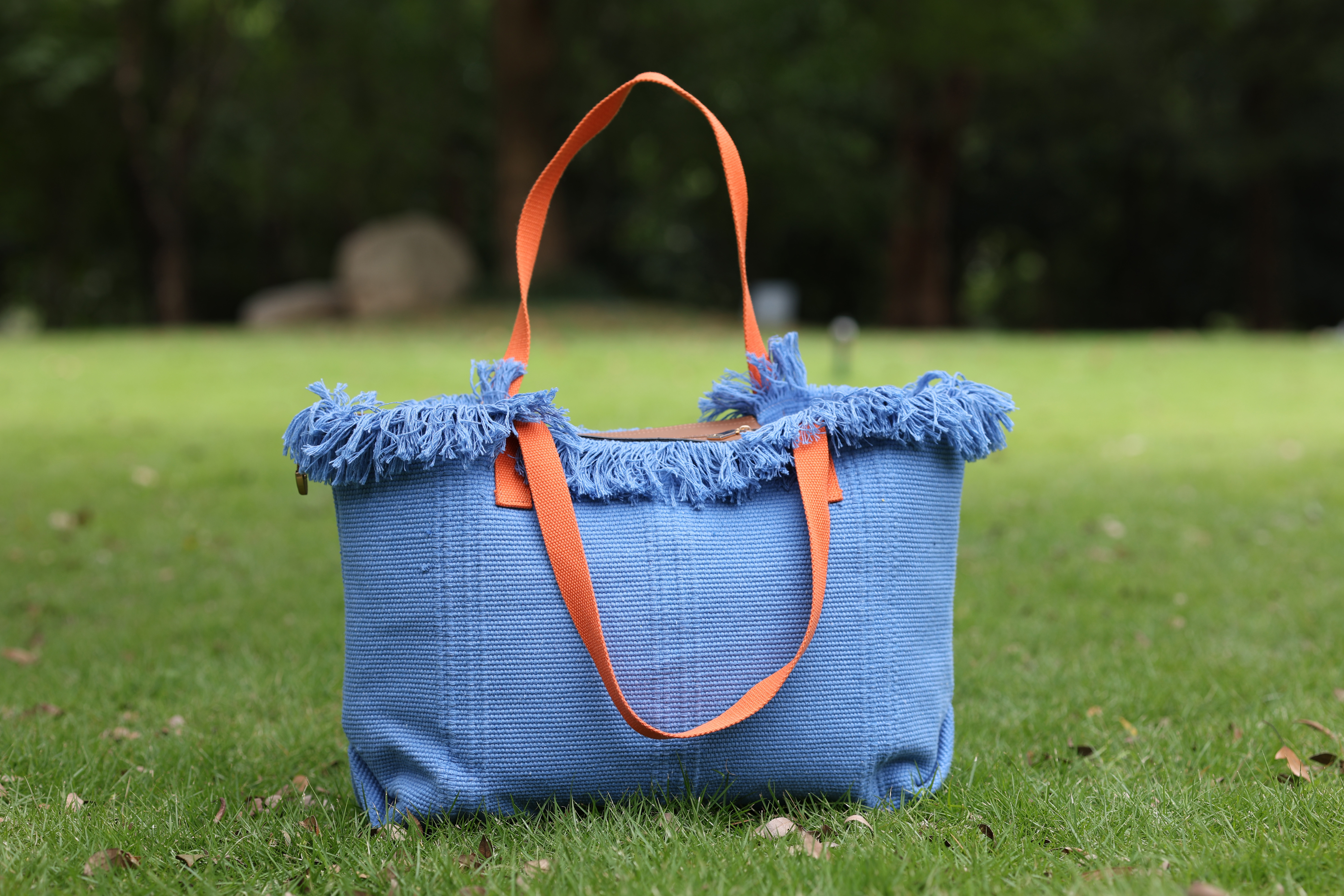 Handwoven Old-Style Coarse Fabric Crossbody Bag