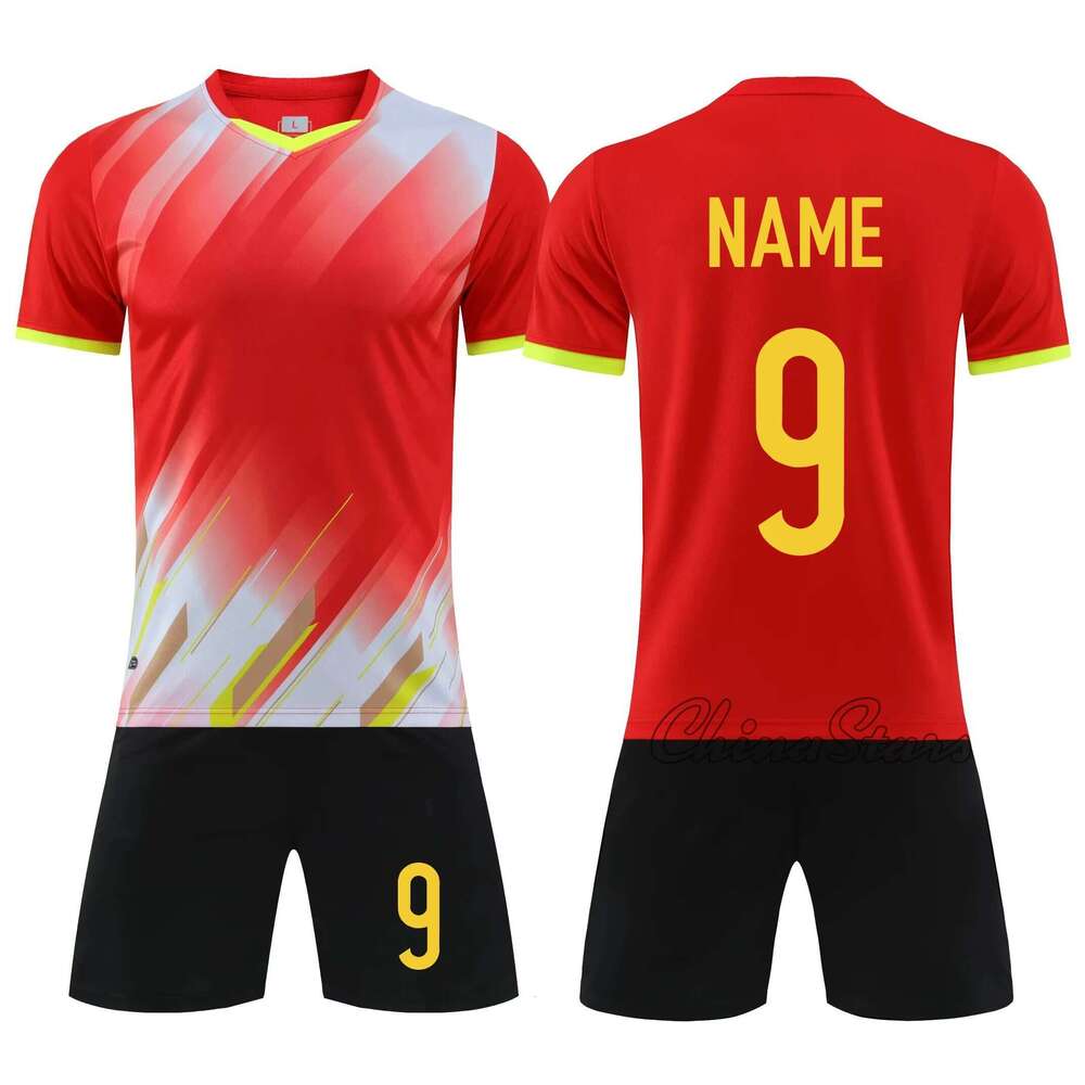 2025 Men Child Football Jerseys Sweatshirt Training Suit Uniform Soccer Sportswear Shirt Sets Tracksuit For Athletes