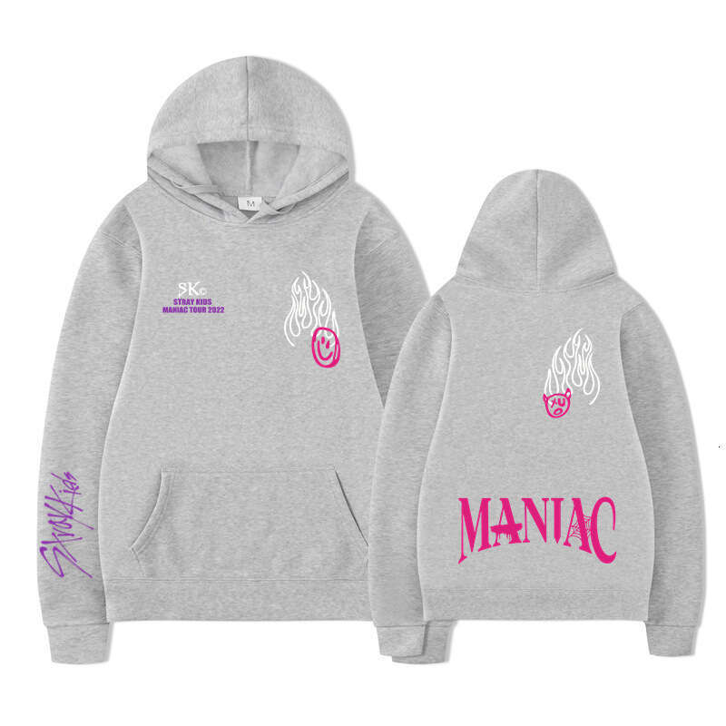StrayKids MANIAC Tour Surrounding Support Clothing Same Pullover Sweater Women's Hoodie