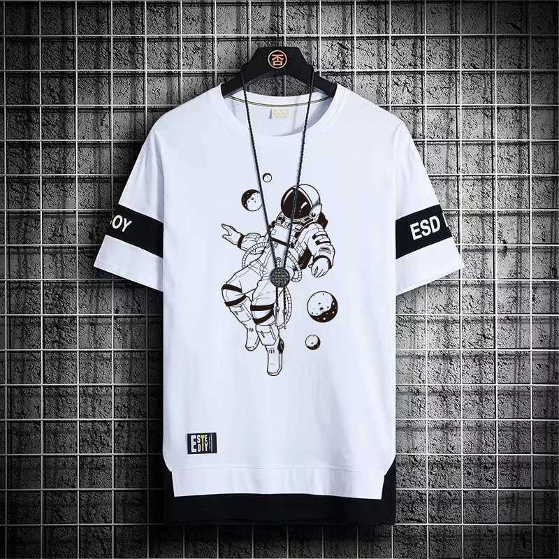 New Mens T-shirt Japanese Fashion Summer Street Clothing Printed T-shirt Casual Mens Clothing Harajuku Short Sleeve Top Mens T-shirt M250108