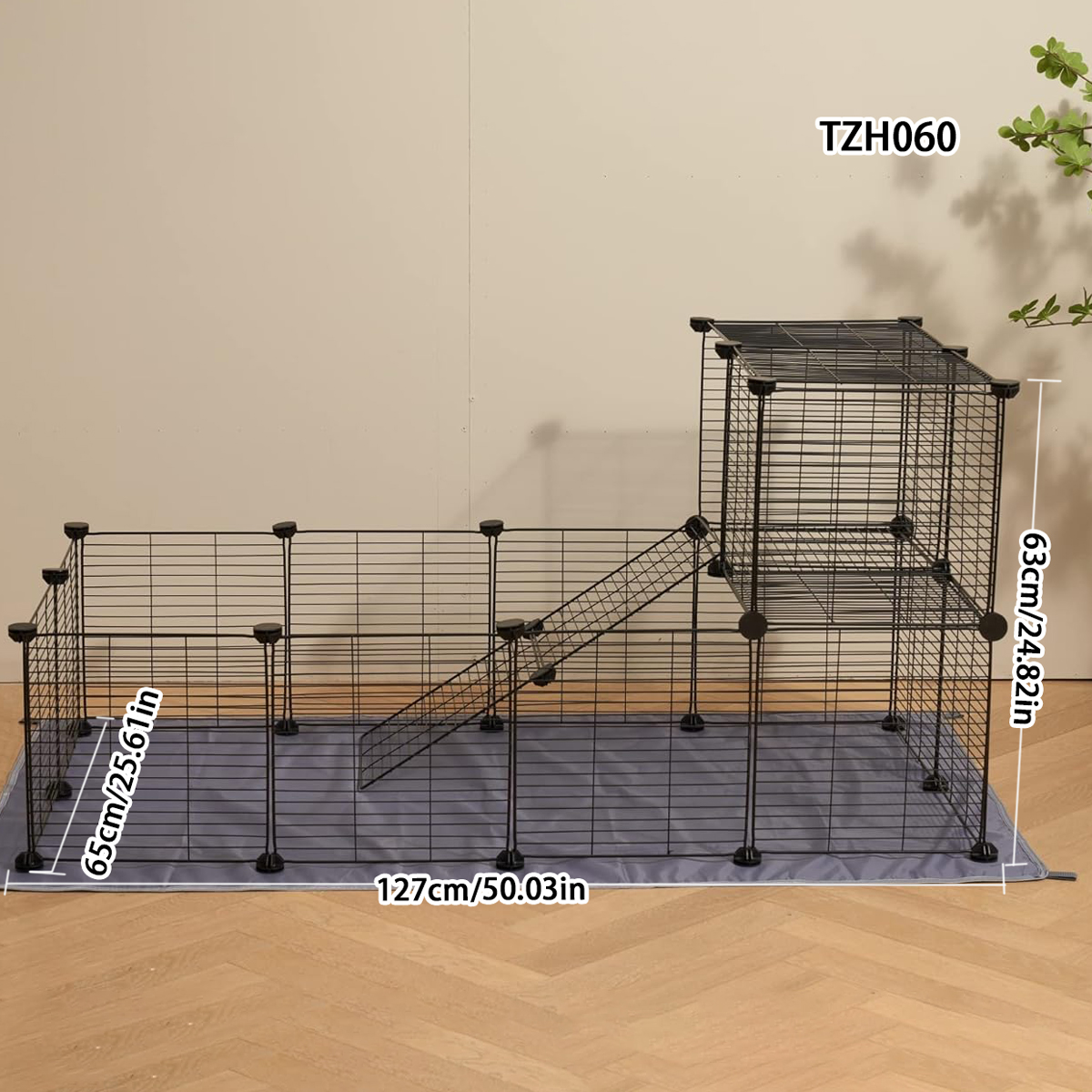 Small Dog Household Enclosure - Pet Gate for Toy-Sized Dogs Including Teddy Bear, Bichon, Corgi, and Chihuahua