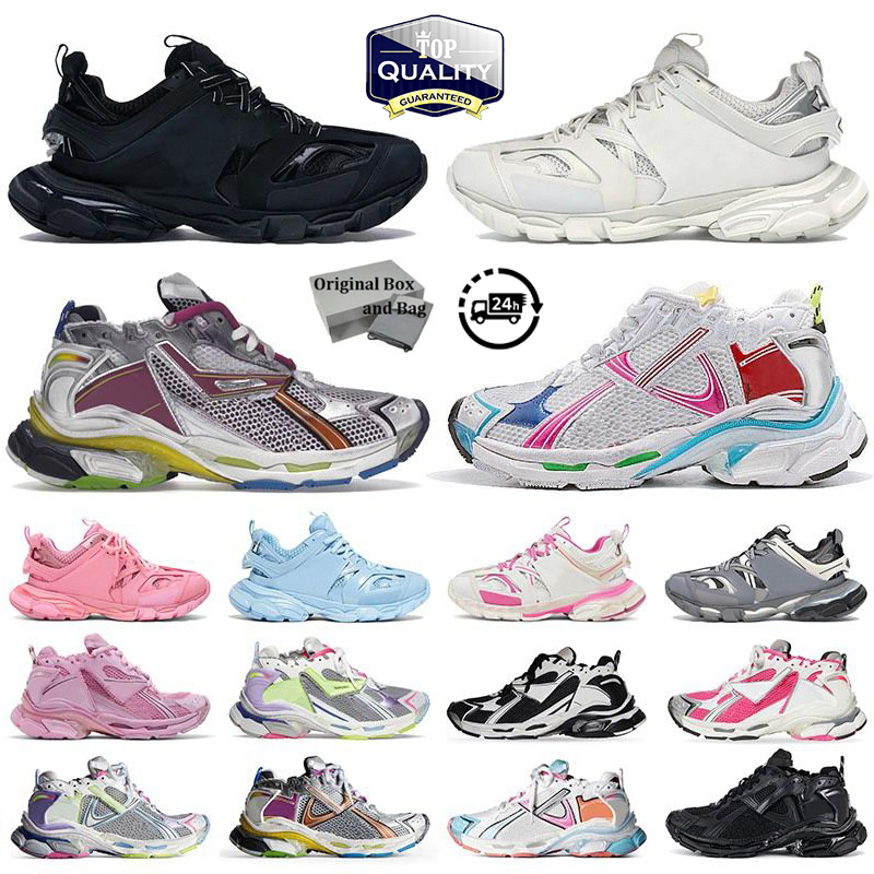 With Box 2025 Runners 3.0 7.0 7.5 3XL Sneakers Designer Track Shoes Luxury Platform Black White Pink Tracks Runner Luxury Loafers Women Men Trainers Chaussures Fashion