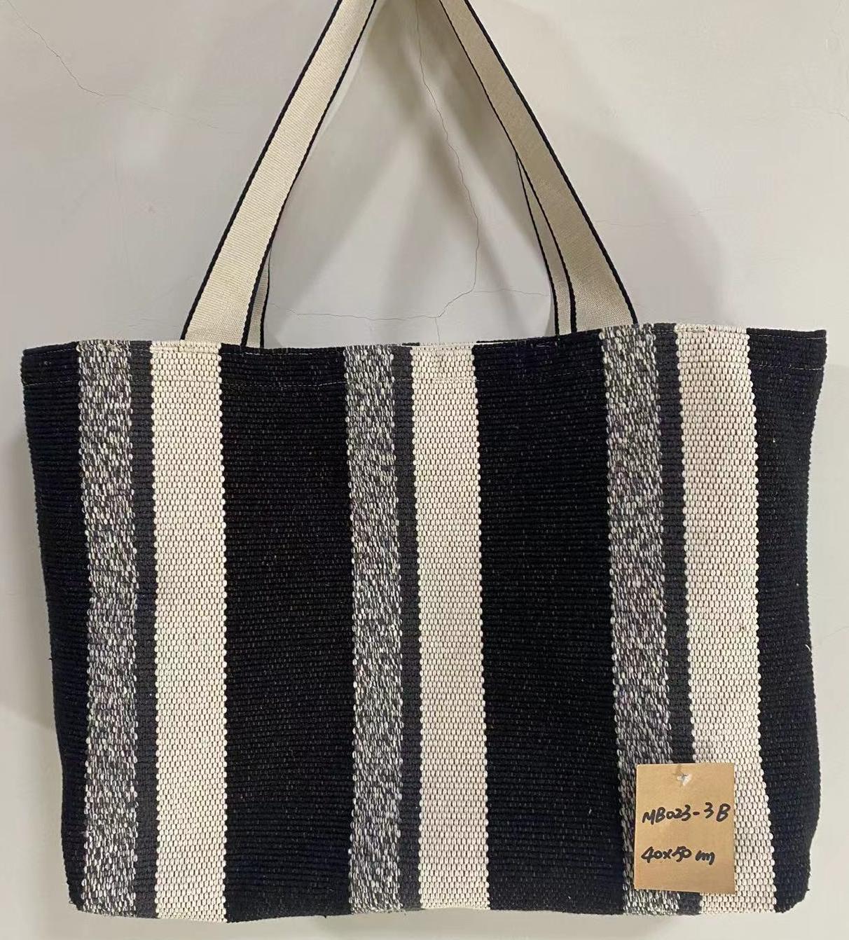 Hand-woven Vintage Linen Crossbody Bag