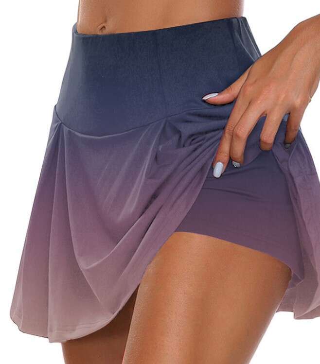 European American Basic Summer Women's Printed Fake Two-Piece Leggings And Shorts